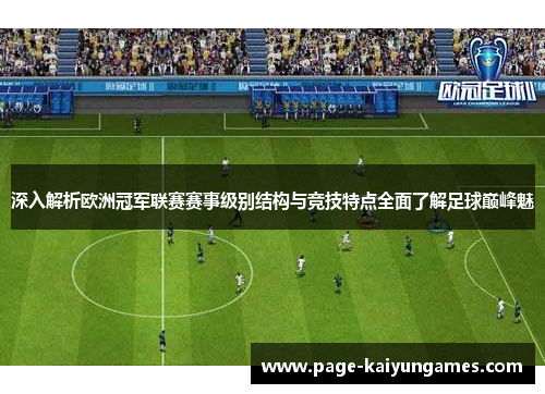 深入解析欧洲冠军联赛赛事级别结构与竞技特点全面了解足球巅峰魅